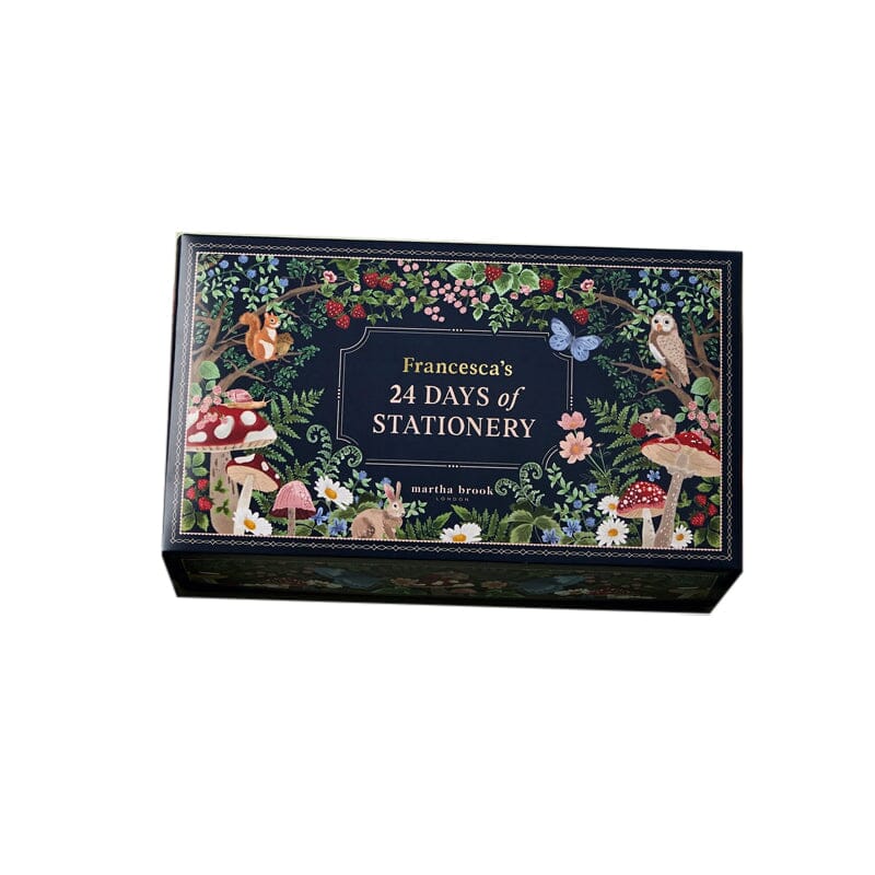 Boîtes colorées du calendrier inspirées de livres anciens