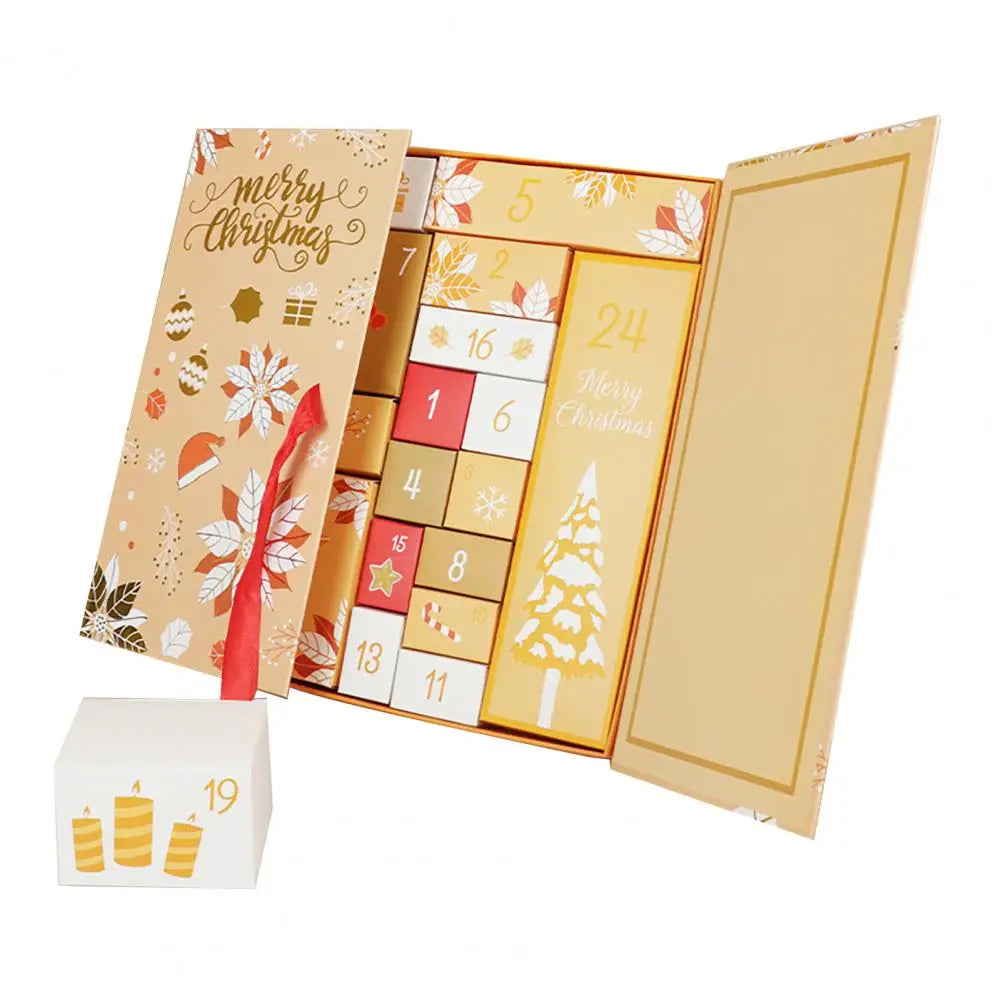 Vue d'ensemble du kit de calendrier de l'Avent DIY