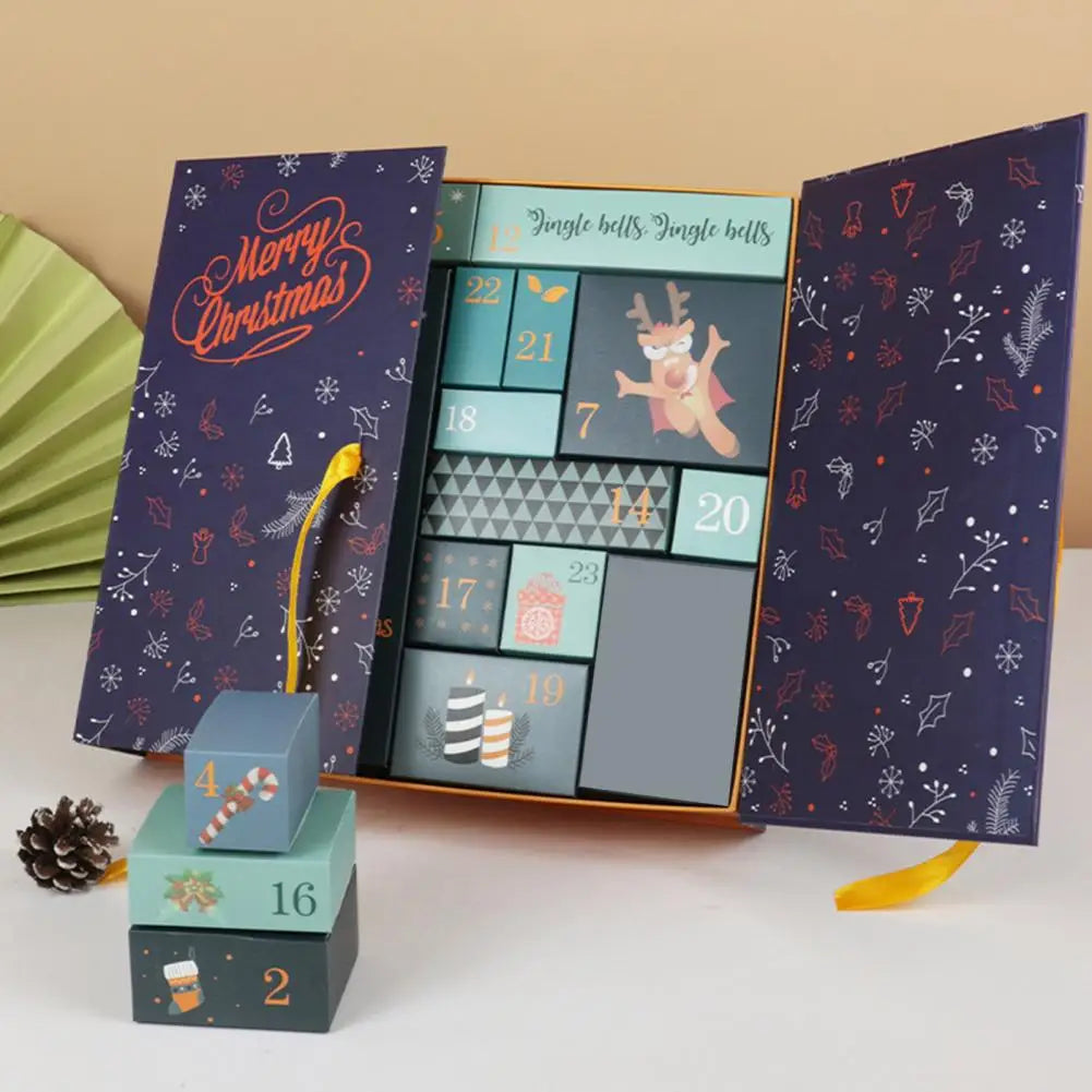 Kit de calendrier de l'Avent avec boîtes décoratives