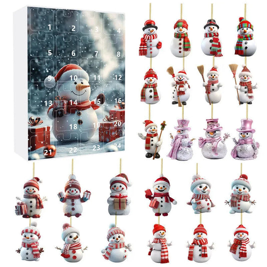 Vue d'ensemble du calendrier de l'Avent pour toute la famille