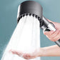 Tête de douche filtrée avec tuyau, vue de côté