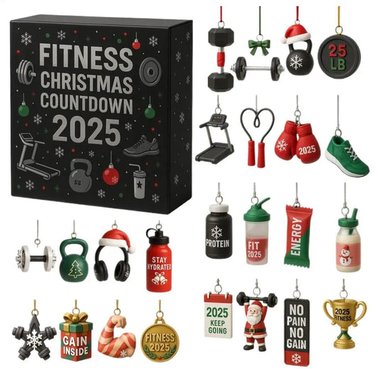 Ensemble complet de décorations acryliques pour amateurs de fitness