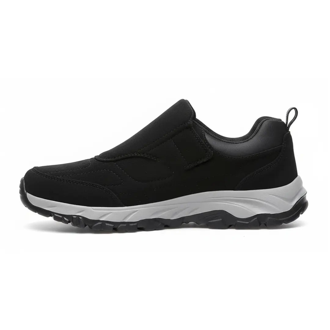 Baskets de marche avec tige en flanelle douce