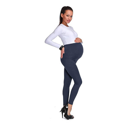 Leggings maternité en coton extensible et respirant