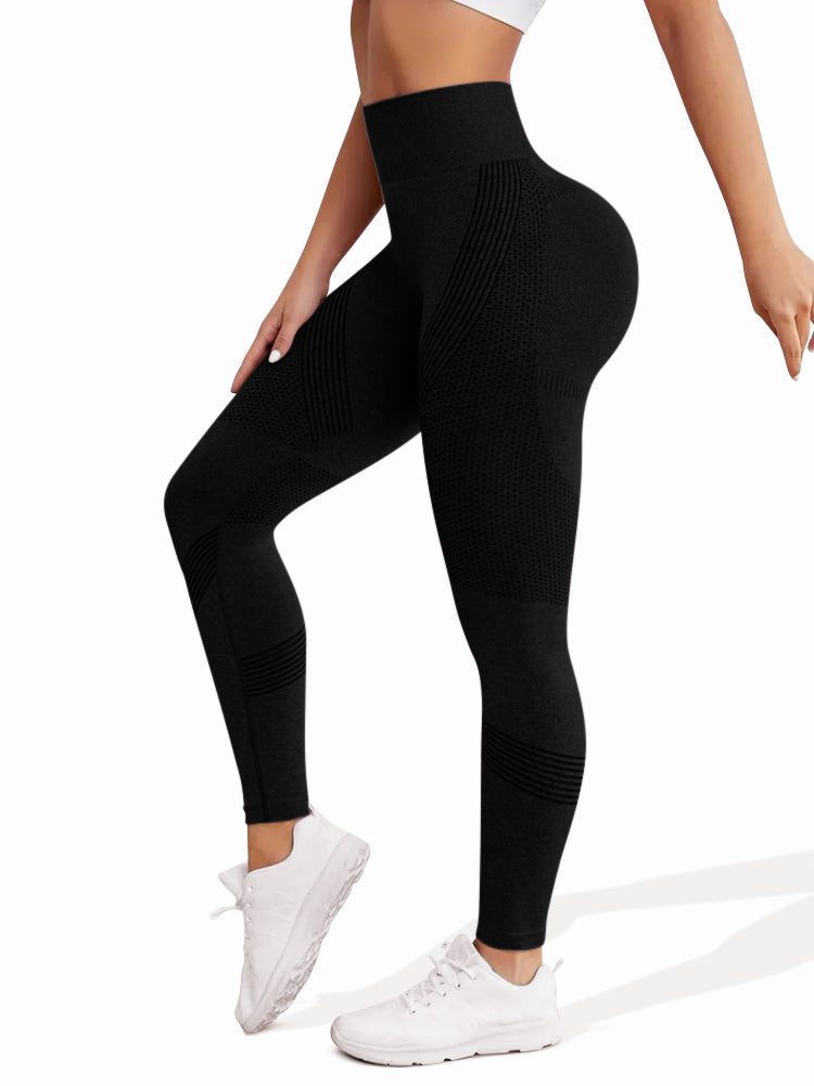Vue arrière des leggings soulignant la coupe sculptante
