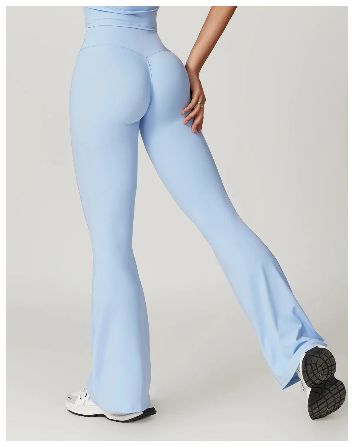 Pantalon de yoga ajusté, taille haute, idéal pour le confort