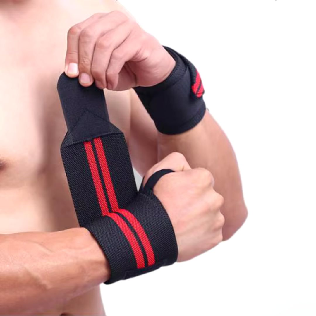 Gros plan sur la fermeture Velcro des bandes