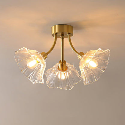 Lampe de plafond avec huit points lumineux