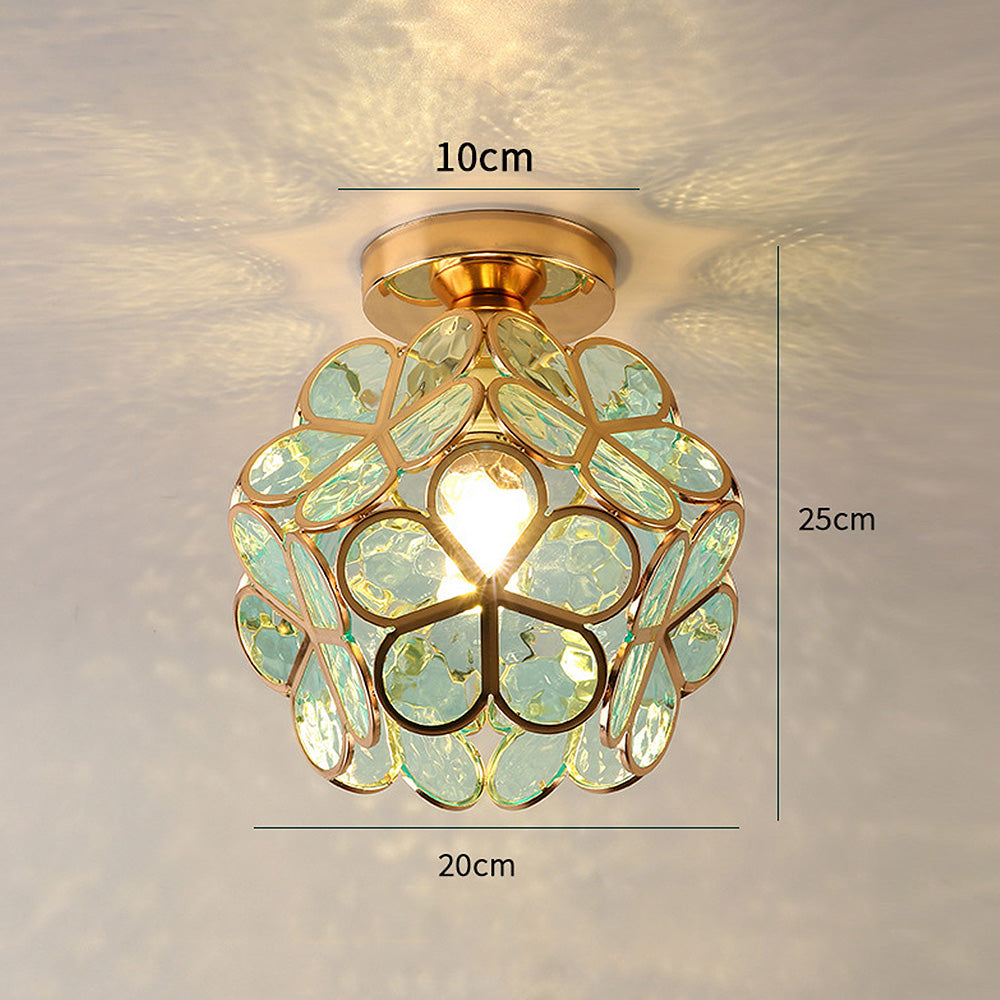 Lampe en acrylique avec effet lumineux sur plafond