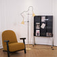 Lampe de sol moderne intégrée dans un salon contemporain
