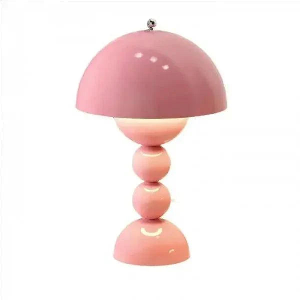 Détail de l'interrupteur à bouton-poussoir de la lampe