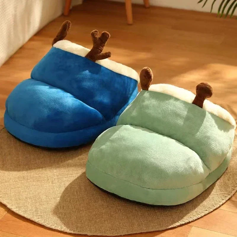 Lit pour chien en forme de pantoufle, design charmant