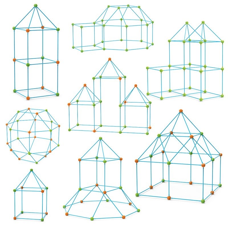 Pièces du kit étalées sur le sol prêtes à assembler