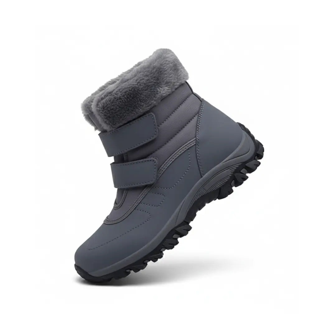 Bottines montrant la semelle en caoutchouc pour adhérence