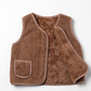Vue arrière du gilet teddy sur mannequin