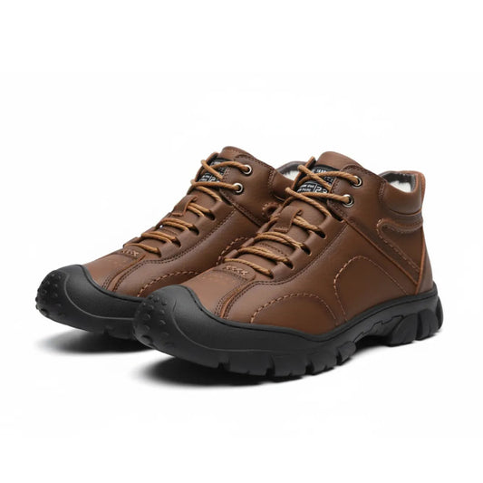 Vue arrière des bottes montrant la hauteur de la tige