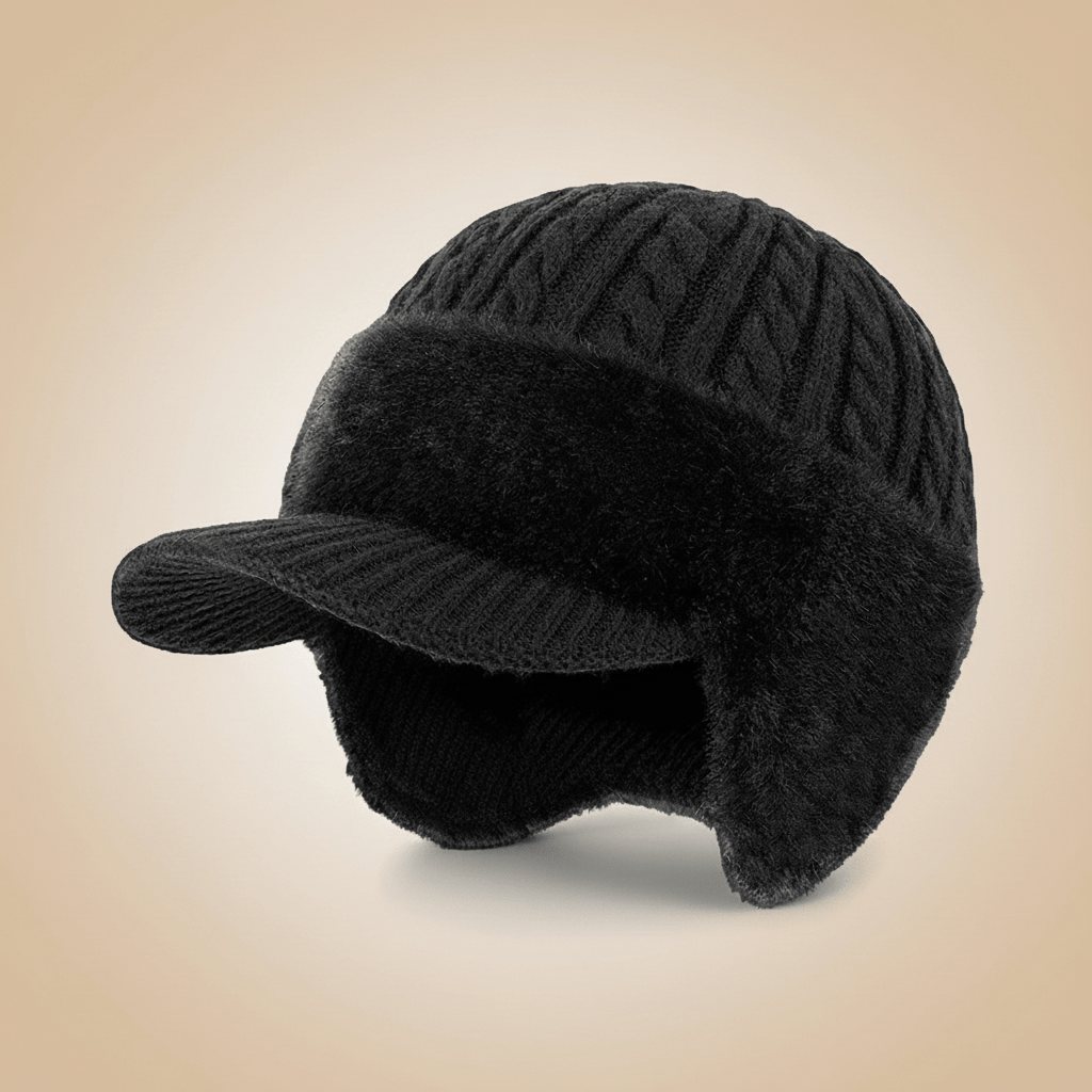 Gros plan sur la texture extérieure coupe-vent du chapeau