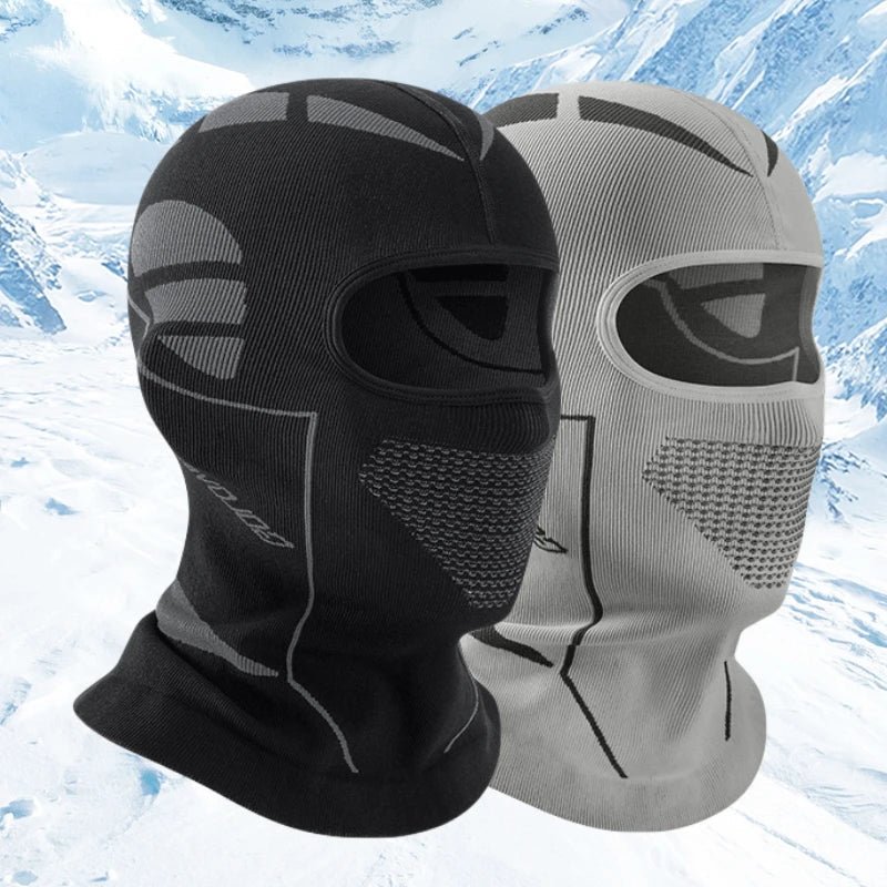 Masque intégral noir pour protection contre le froid extrême