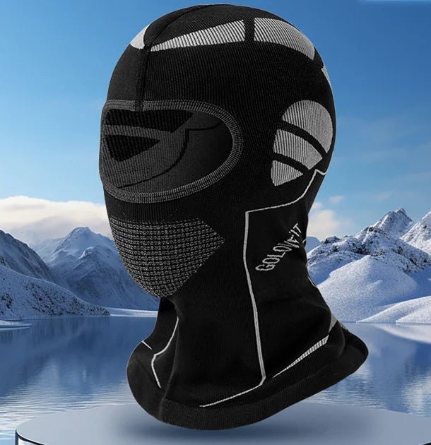 Vue arrière du masque avec coutures renforcées