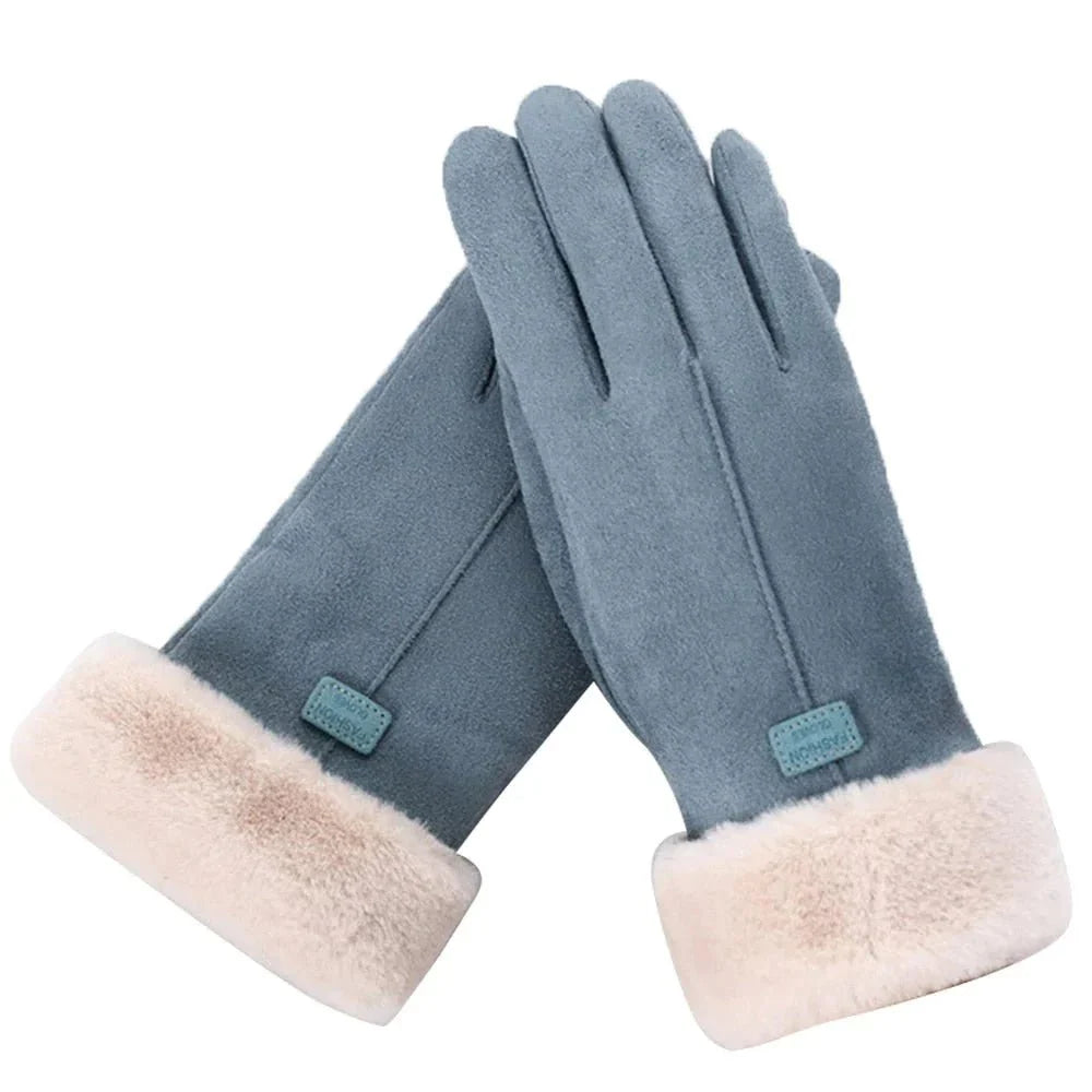 Gants montrant la compatibilité avec les écrans tactiles