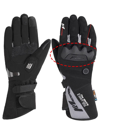 Vue d'ensemble des gants et accessoires inclus dans l'emballage