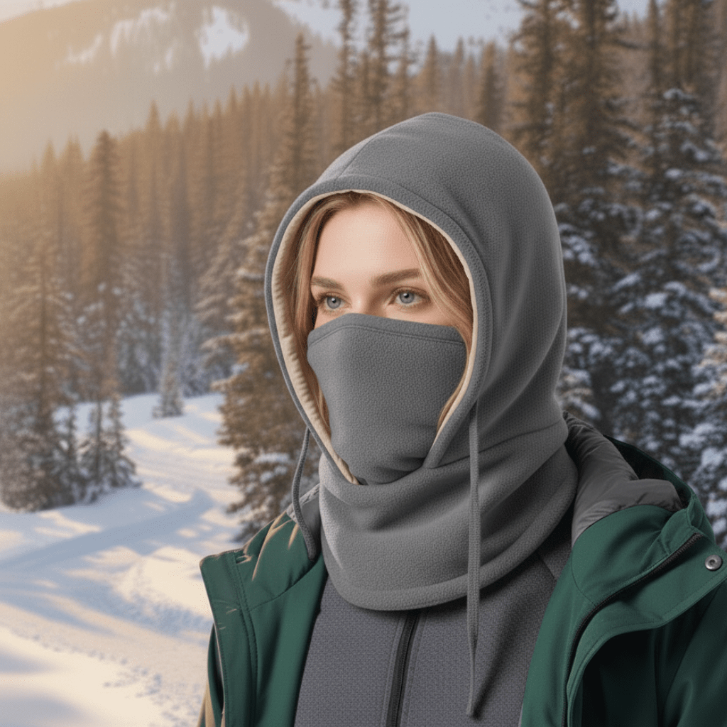 Bonnet d'hiver en tissu coupe-vent pour protection optimale