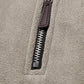 Pull de ski homme avec fermeture éclair courte