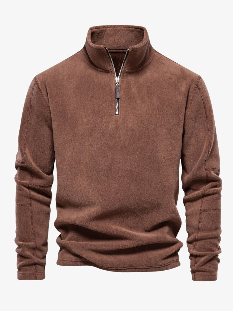 Pull de ski homme montrant la texture du tissu