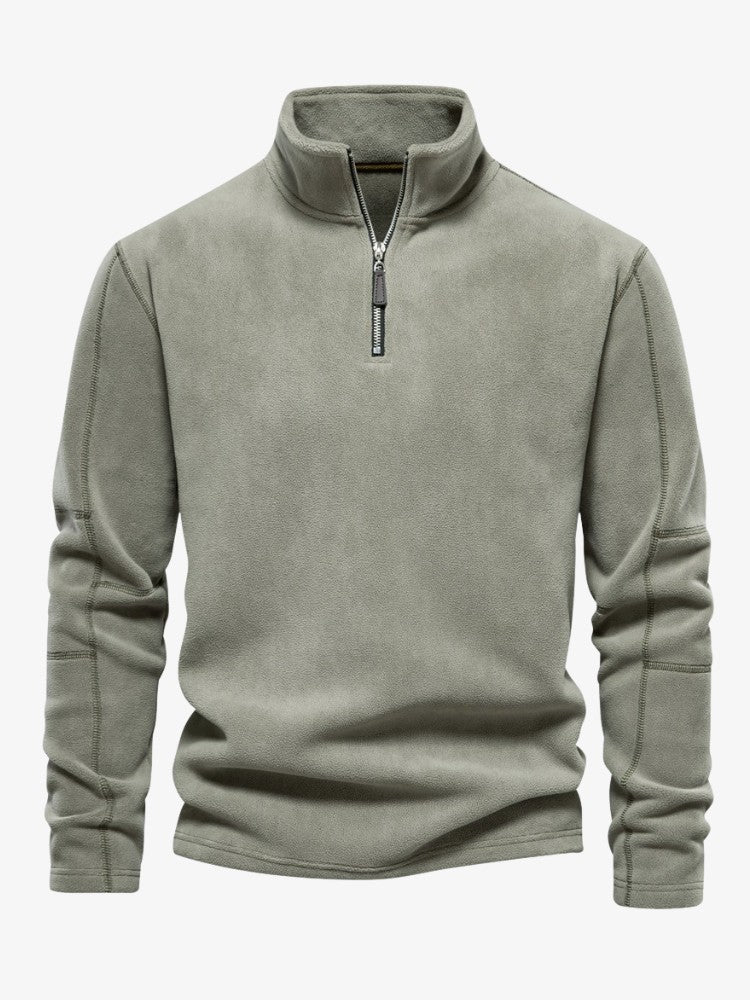 Pull de ski homme porté sous une veste