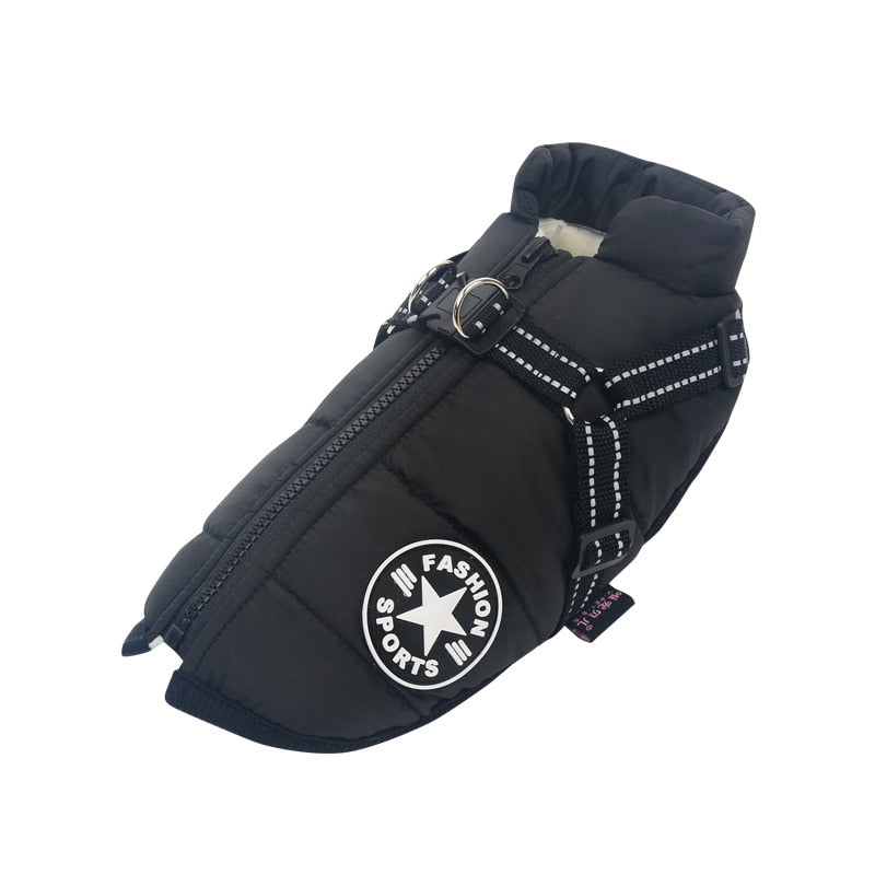 Manteau pour chien avec tissu imperméable et isolé