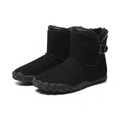 Intérieur des bottes avec doublure en fausse fourrure moelleuse