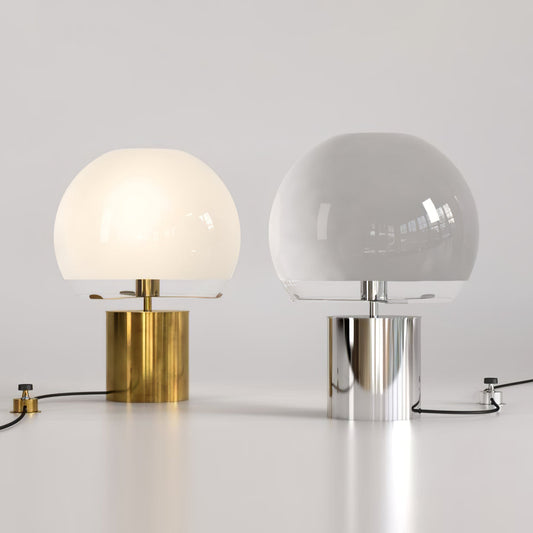 Lampe rétro en situation dans un intérieur moderne