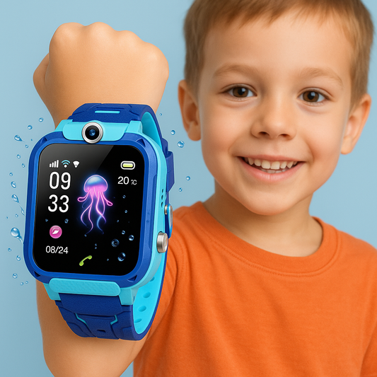 Montre GPS enfant avec interface utilisateur colorée et intuitive