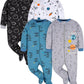 Pyjama bébé avec pieds, idéal pour le sommeil