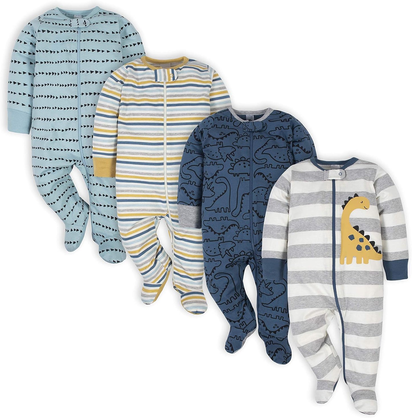Fermeture éclair pratique sur le pyjama bébé