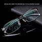 Vue rapprochée des lentilles multi-zones des lunettes