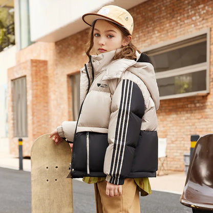 Vue d'ensemble de la veste puffer pour activités extérieures