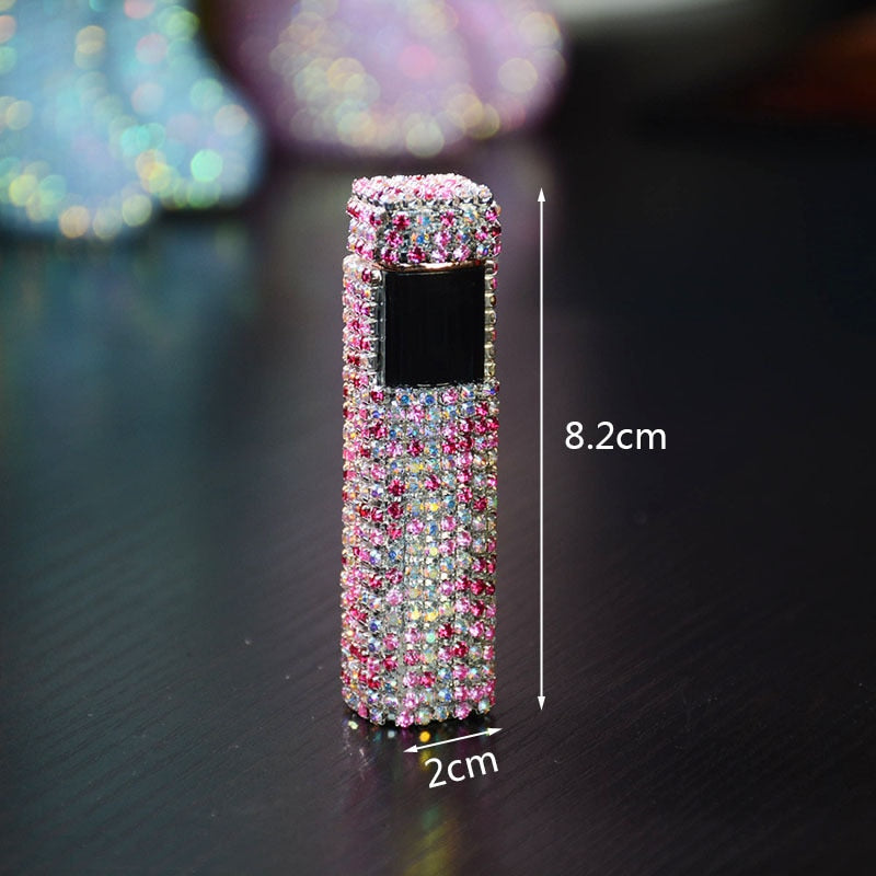 Briquet rechargeable en métal, design élégant
