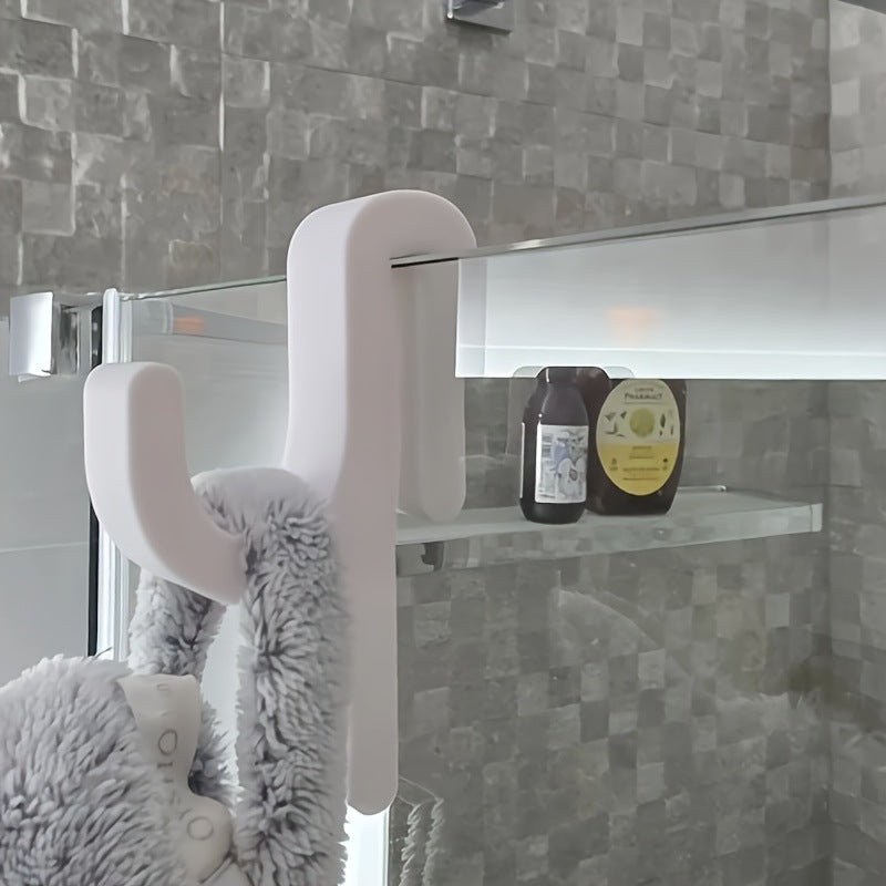 Vue latérale du crochet de douche compact et élégant