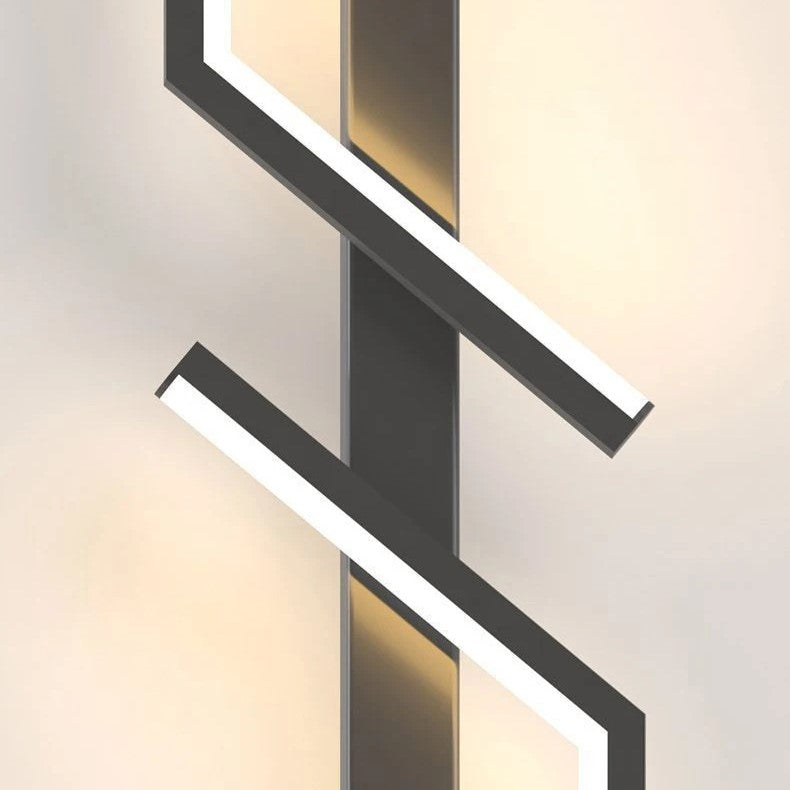 Éclairage LED mural avec finition minimaliste élégante