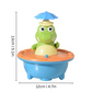 Crocodile de bain rotatif pulvérisant de l'eau pour enfants