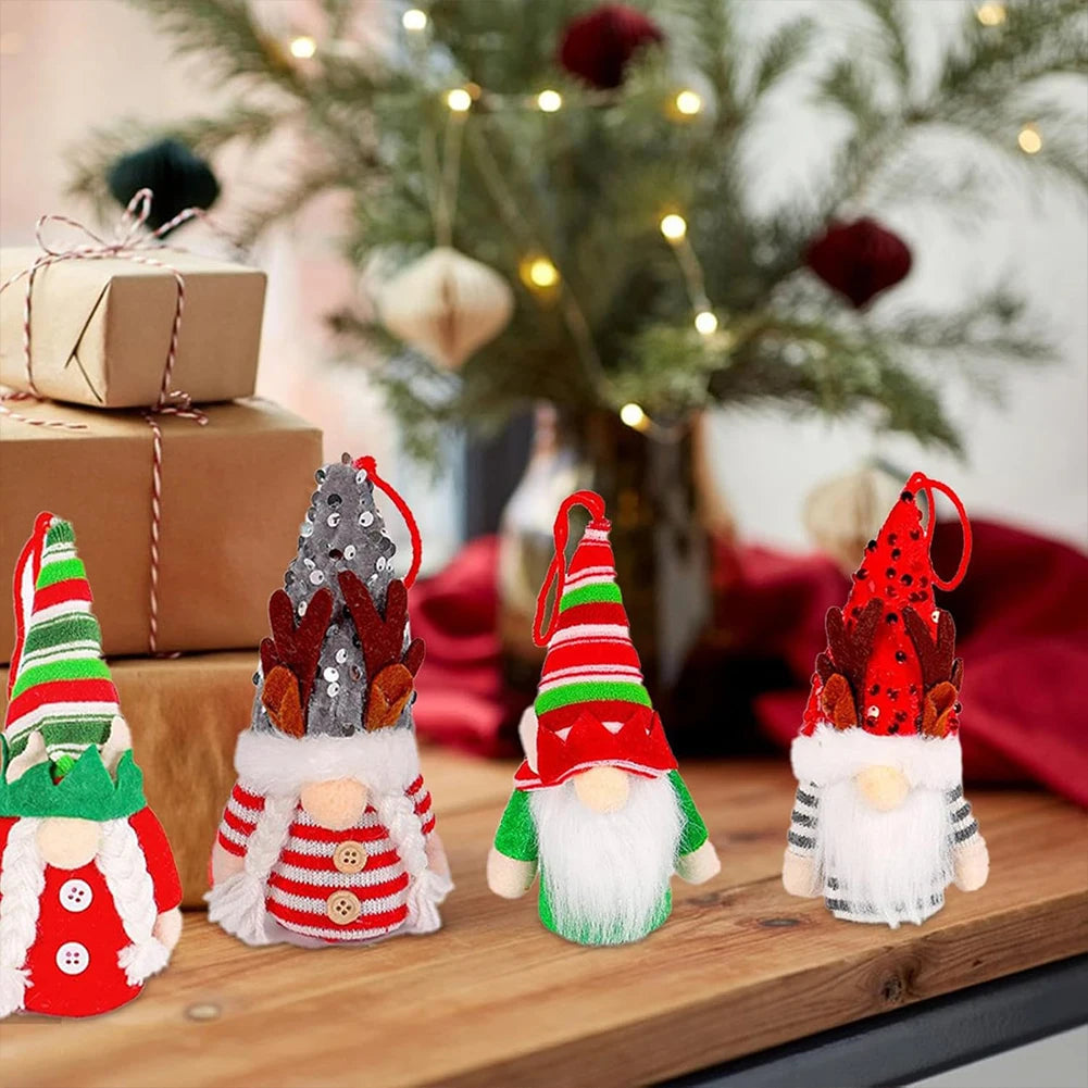 Vue d'ensemble du calendrier de l'Avent avec 24 gnomes