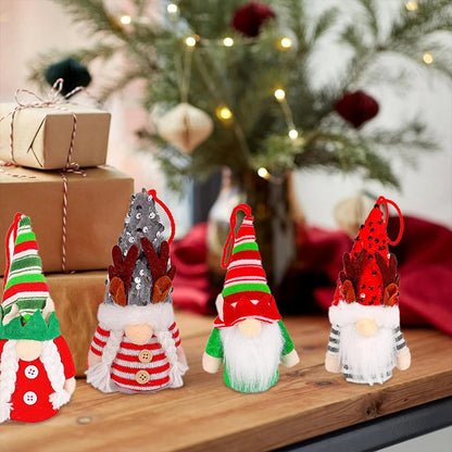 Vue d'ensemble du calendrier de l'Avent avec 24 gnomes