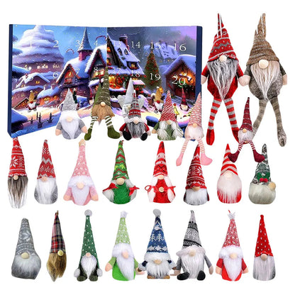 Ensemble complet de gnomes en peluche pour chaque jour