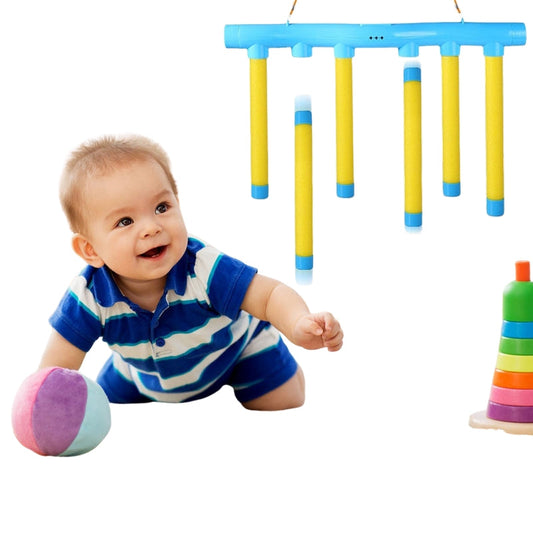 Ensemble de jeu complet avec pièces et bâtons sur une table