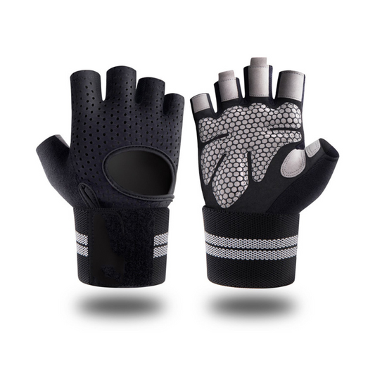 Vue rapprochée de gants de fitness respirants et durables
