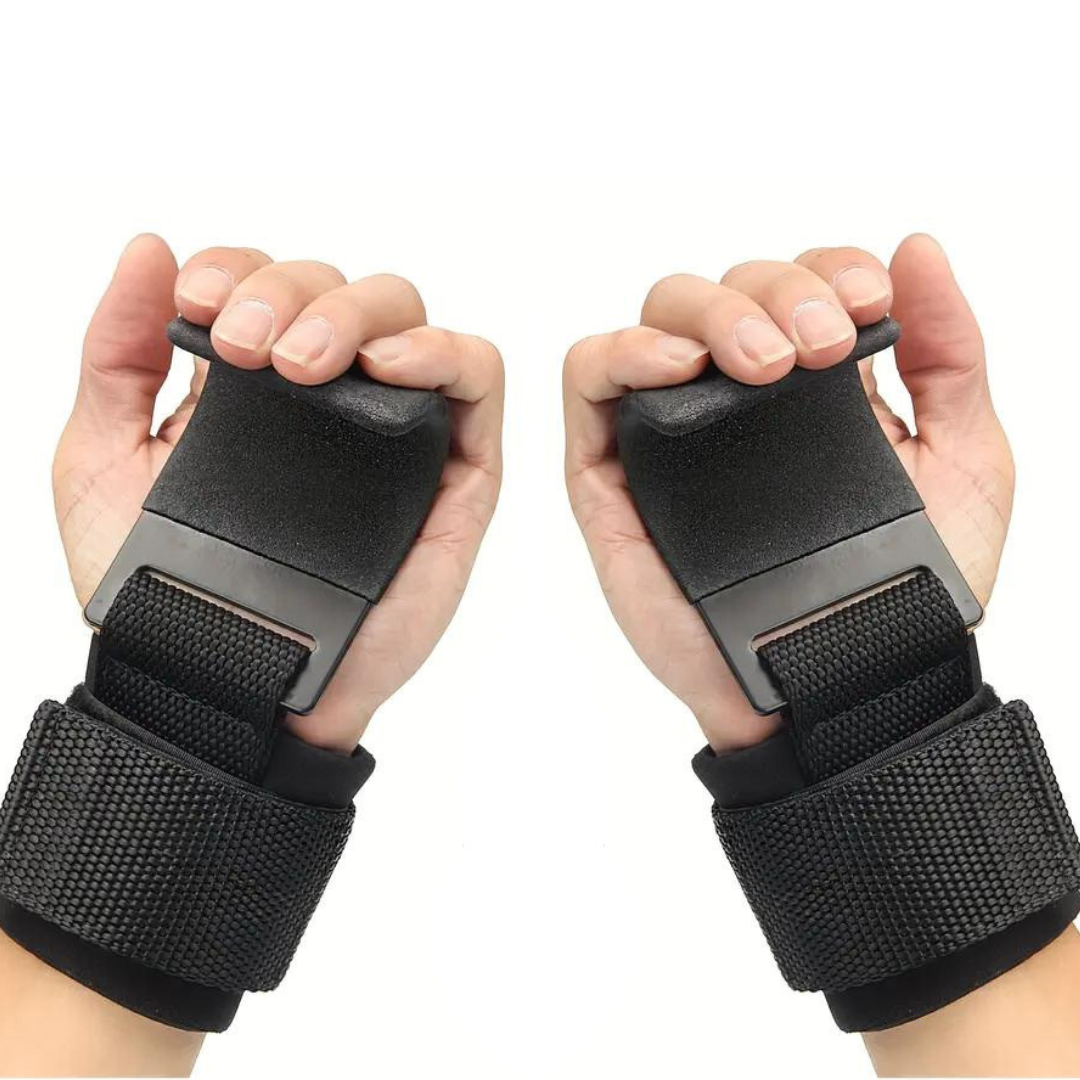 Crochets de levage noirs avec sangles Velcro ajustables