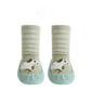 Chaussettes bébé motif singe, semelle antidérapante