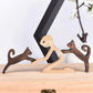 Figurine de cheval en bois, vue de profil