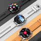 Vue latérale de la montre connectée avec bracelet élégant